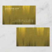 Professioneel modern elegant goudeffect visitekaartje (Voorkant / Achterkant)