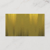 Professioneel modern elegant goudeffect visitekaartje (Achterkant)