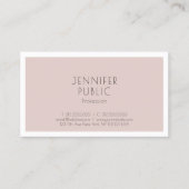 Professioneel modern, elegant minimalistisch ontwe visitekaartje (Voorkant)