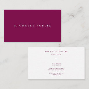 Professioneel Modern Elegant Paarse Makkelijk Te M Visitekaartje