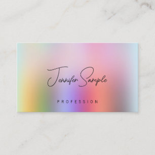 Professioneel Modern Elegant Sjabloon Calligrafie Visitekaartje