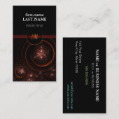 Professioneel, modern elegant, standaard visitekaartje (Voorkant / Achterkant)