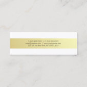 Professioneel, modern, elegant, stijlvol design mini visitekaartje (Achterkant)