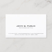 Professioneel Modern Elegant Strak Template QR Cod Visitekaartje (Voorkant)