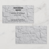 Professioneel, modern, elegant wandontwerp minimal visitekaartje (Voorkant / Achterkant)