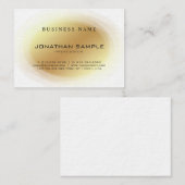 Professioneel, modern elite Gold-ontwerp elegant l Visitekaartje (Voorkant / Achterkant)
