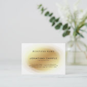 Professioneel, modern elite Gold-ontwerp elegant l Visitekaartje (Staand voorkant)