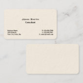 Professioneel, modern en eenvoudig design visitekaartje (Voorkant / Achterkant)