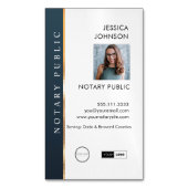 Professioneel, modern en minimaal logo Notioneel Magnetisch Visitekaartje (Voorkant Verticaal)