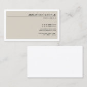 Professioneel, modern en minimaal visitekaartje (Voorkant / Achterkant)