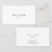 Professioneel, modern en minimaal vormend, stijlvo visitekaartje (Voorkant / Achterkant)