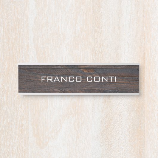 Professioneel, modern en minimalistisch deurbordje (Voorkant)