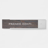 Professioneel, modern en minimalistisch deurbordje (Voorkant)