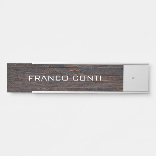 Professioneel, modern en minimalistisch deurbordje (Voorkant)