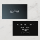 Professioneel, modern en minimalistisch kadet visitekaartje (Voorkant / Achterkant)