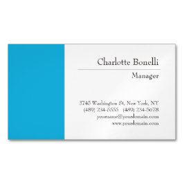 Professioneel, modern en minimalistisch magnetisch visitekaartje