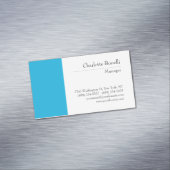 Professioneel, modern en minimalistisch magnetisch visitekaartje (Voorbeeld)