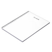 Professioneel, modern en minimalistisch notitieboek (Linkerzijde)