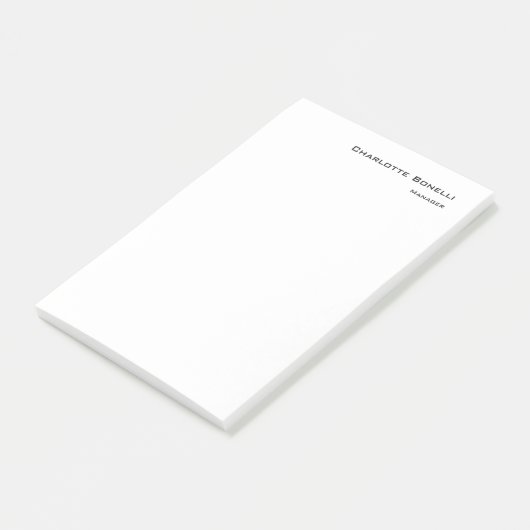 Professioneel, modern en minimalistisch post-it® notes (Schuin)