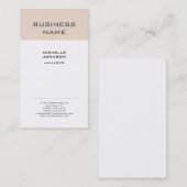 Professioneel, modern en minimalistisch visitekaartje (Voorkant / Achterkant)