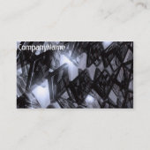 Professioneel modern futuristisch visitekaartje (Achterkant)