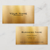 Professioneel, modern geborsteld metaal visitekaartje (Voorkant / Achterkant)