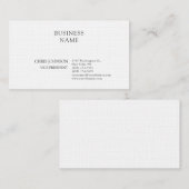 Professioneel Modern Gewoon Eenvoudig Premium Linn Visitekaartje (Voorkant / Achterkant)