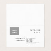 Professioneel Modern Gewoon Eenvoudig Premium Linn Visitekaartje (Buitenkant ongevouwen)