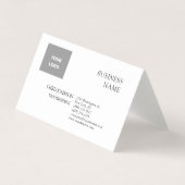 Professioneel Modern Gewoon Eenvoudig Premium Linn Visitekaartje (Voorkant)