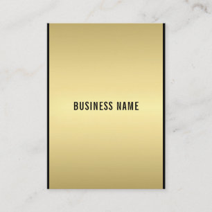 Professioneel Modern Glam Elegant Zwart En Goud Visitekaartje