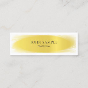 Professioneel, modern Gold look-minimalistisch cha Mini Visitekaartje