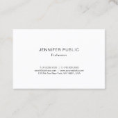 Professioneel, modern Gold Monogram elegant design Visitekaartje (Achterkant)