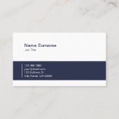 Professioneel modern grafisch Visitekaartje (Achterkant)