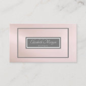 Professioneel modern grijs Lijst Visitekaartje (Voorkant)