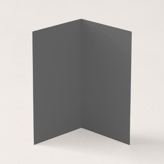 Professioneel modern grijs rood monogram visitekaartje (Binnen)