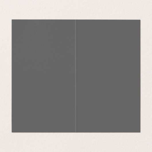 Professioneel modern grijs rood monogram visitekaartje (Binnenkant ongevouwen)