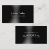 Professioneel, modern, grijs, stijlvol visitekaartje (Voorkant / Achterkant)