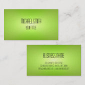Professioneel, modern, groen beeld visitekaartje (Voorkant / Achterkant)