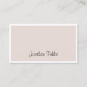 Professioneel, modern handschrift, afbeelding voor visitekaartje (Voorkant)