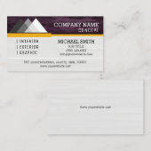 Professioneel modern hout #24 visitekaartje (Voorkant / Achterkant)