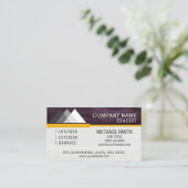 Professioneel modern hout #24 visitekaartje (Staand voorkant)