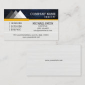 Professioneel modern hout #26 visitekaartje (Voorkant / Achterkant)