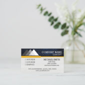 Professioneel modern hout #26 visitekaartje (Staand voorkant)