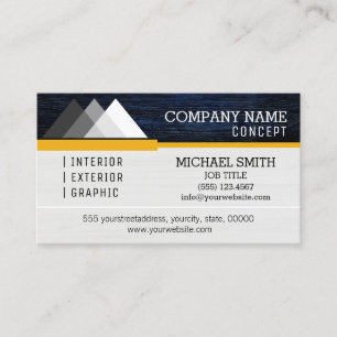 Professioneel modern hout #26 visitekaartje