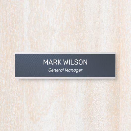 Professioneel modern Kantoor deurteken Deurbordje (Voorkant)