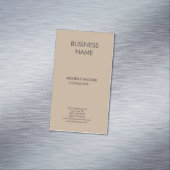 Professioneel, modern, legant minimalistisch magnetisch visitekaartje (Voorbeeld)