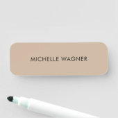 Professioneel, modern, legant minimalistisch naamplaatje (In situ)