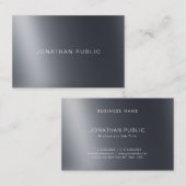 Professioneel, modern licht en schaduw visitekaartje (Voorkant / Achterkant)