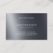 Professioneel, modern licht en schaduw visitekaartje (Achterkant)