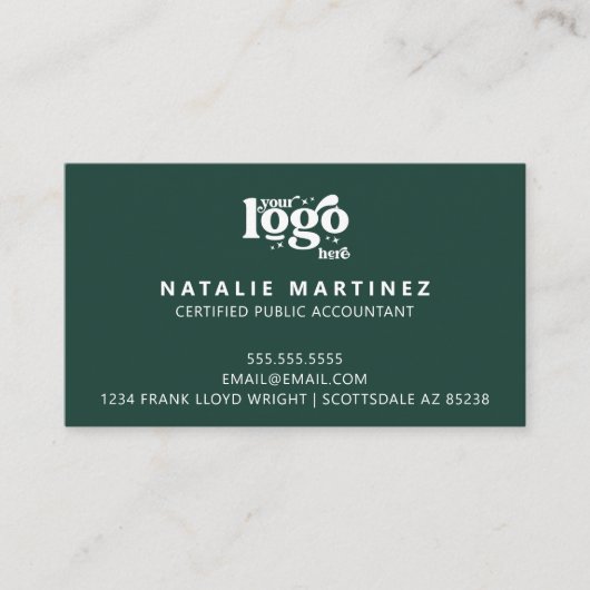 Professioneel Modern Logo Uw volgende afspraak Visitekaartje (Voorkant)